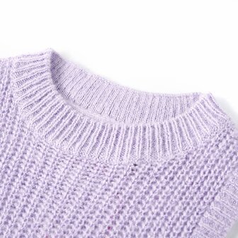 Kinderspencer gebreid 116 lichtlila 3