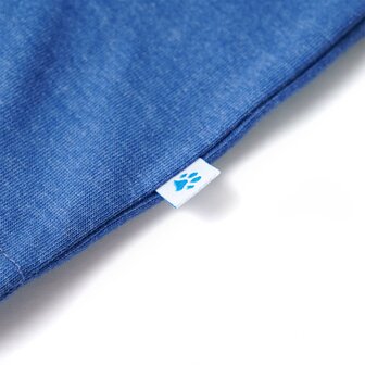 Kindertopje 104 gem&ecirc;leerd blauw 5