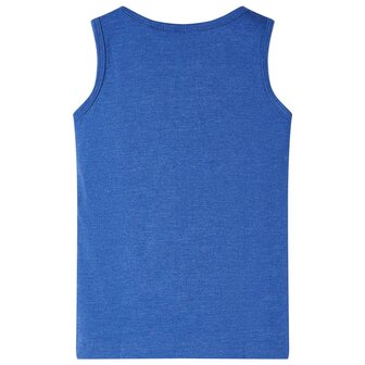 Kindertopje 116 gem&ecirc;leerd blauw 2