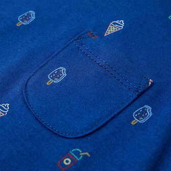 Kindertopje 92 donkerblauw 4