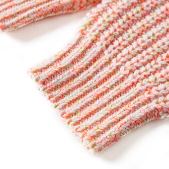 Kindervest gebreid 128 gemengd roze 5