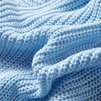 Kindervest gebreid 128 blauw 7