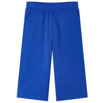 Kinderbroek met wijde pijpen 116 kobaltblauw 1