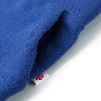 Kinderbroek met wijde pijpen 116 kobaltblauw 4