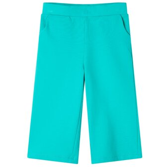 Kinderbroek met wijde pijpen 92 mintkleurig 1
