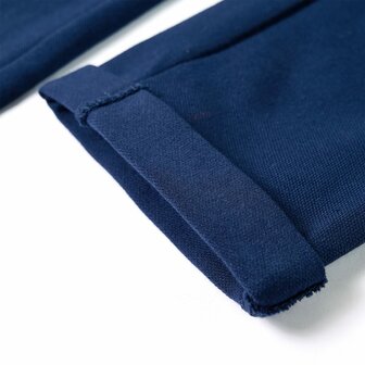 Kinderbroek met trekkoord 128 marineblauw 6