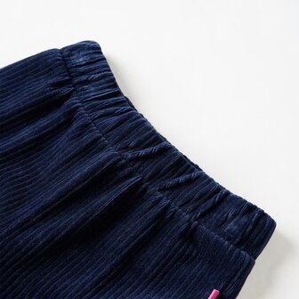 Kinderbroek 92 ribfluweel marineblauw 3