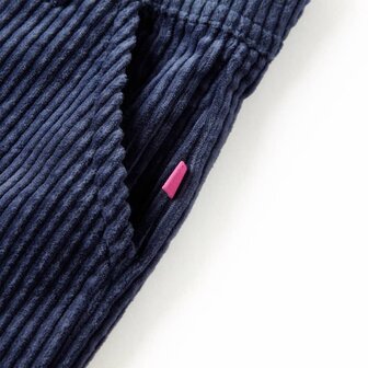 Kinderbroek 92 ribfluweel marineblauw 5