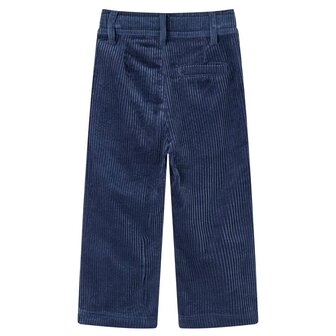 Kinderbroek 104 ribfluweel marineblauw 2