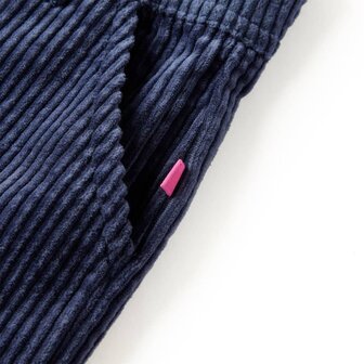 Kinderbroek 104 ribfluweel marineblauw 5