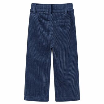 Kinderbroek 116 ribfluweel marineblauw 2