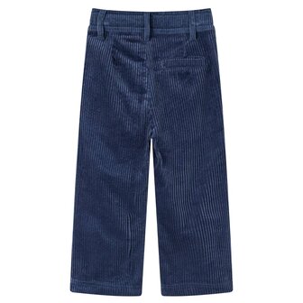 Kinderbroek 128 ribfluweel marineblauw 2