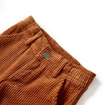 Kinderbroek 128 ribfluweel cognackleurig 3