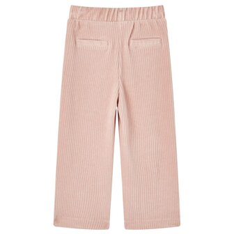 Kinderbroek 104 ribfluweel Lichtroze 2