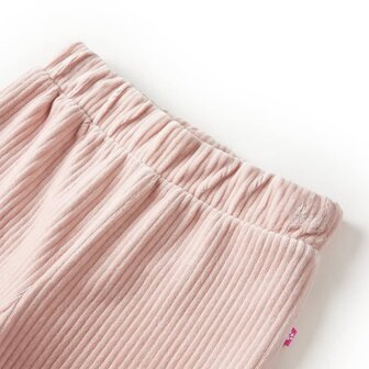 Kinderbroek 104 ribfluweel Lichtroze 3