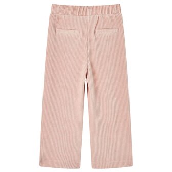 Kinderbroek 140 ribfluweel Lichtroze 2