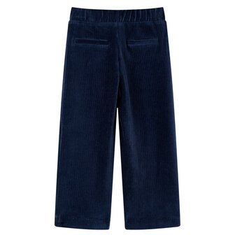 Kinderbroek 92 ribfluweel marineblauw 2