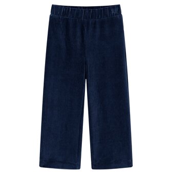 Kinderbroek 104 ribfluweel marineblauw 1