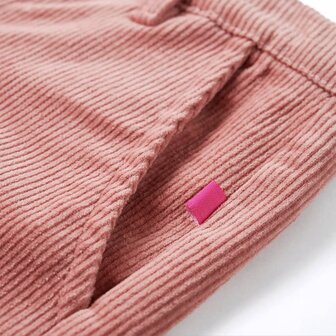 Kinderbroek 140 ribfluweel oudroze 4