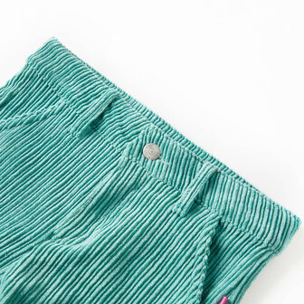 Kinderbroek 140 ribfluweel mintgroen 3