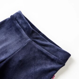 Kinderbroek fluweel 92 donkerblauw 3