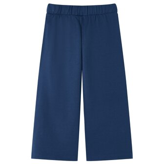 Kinderbroek met wijde pijpen 104 marineblauw 2