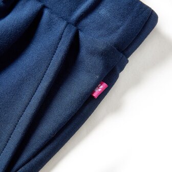 Kinderbroek met wijde pijpen 128 marineblauw 4