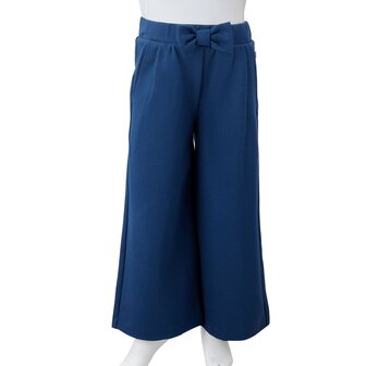 Kinderbroek met wijde pijpen 128 marineblauw 8