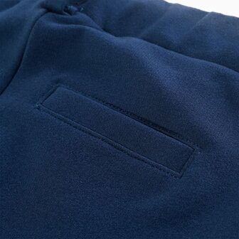 Kinderbroek met zwarte bies 116 marineblauw 7