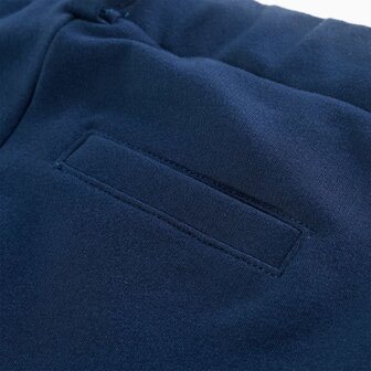 Kinderbroek met zwarte bies 140 marineblauw 7