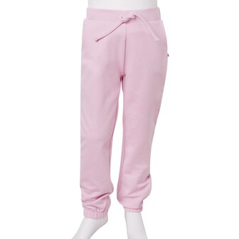 Kinderjoggingbroek 92 lichtroze 9