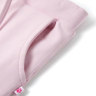 Kinderjoggingbroek 140 lichtroze 5