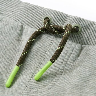 Kinderjoggingbroek 128 lichtkaki 4
