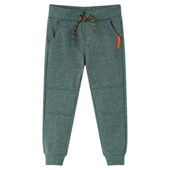 Kinderjoggingbroek 92 donkergroen 1