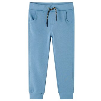 Kinderjoggingbroek 104 blauw 1