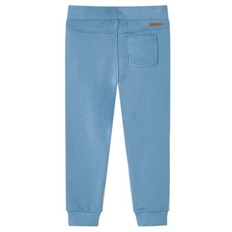 Kinderjoggingbroek 128 blauw 2