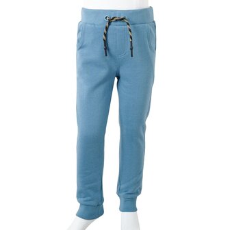 Kinderjoggingbroek 128 blauw 8