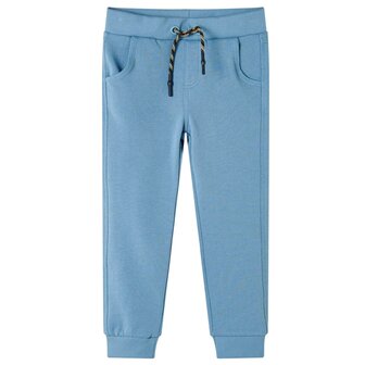 Kinderjoggingbroek 140 blauw 1