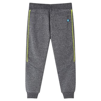 Kinderjoggingbroek 92 gem&ecirc;leerd grijs 2