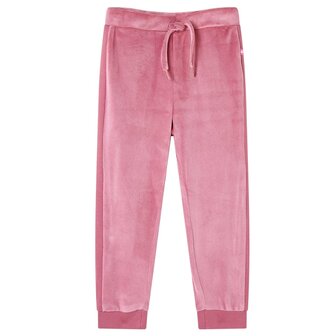 Kinderjoggingbroek 104 frambooskleurig 1