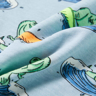 Kinderpyjama met korte mouwen 104 lichtblauw 10