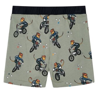 Kinderpyjama met korte mouwen 140 lichtkaki 5
