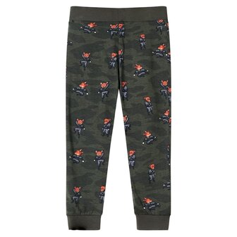 Kinderpyjama met lange mouwen 116 kakikleurig 5