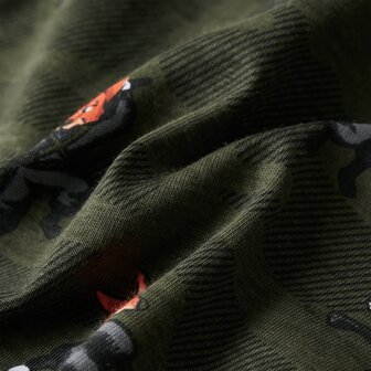 Kinderpyjama met lange mouwen 116 kakikleurig 10