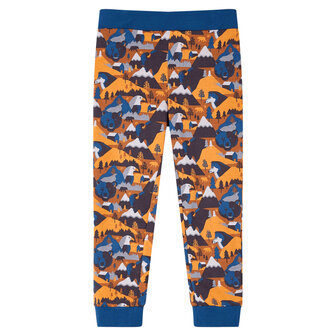 Kinderpyjama met lange mouwen 92 cognackleurig 4