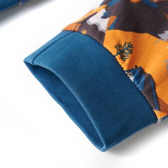 Kinderpyjama met lange mouwen 128 cognackleurig 12