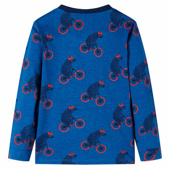 Kinderpyjama met lange mouwen 128 petroleumkleurig 3