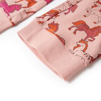 Kinderpyjama met lange mouwen 92 lichtroze 11