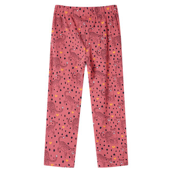 Kinderpyjama met lange mouwen 128 oudroze 5