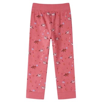 Kinderpyjama met lange mouwen 92 oudroze 5